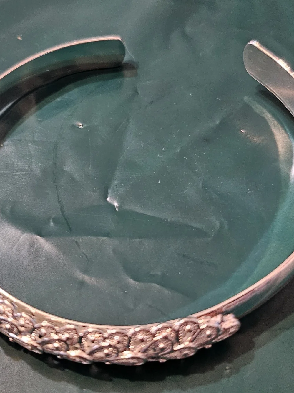 Delicate 925 Sterling Silver Leaf Pavé Bracelet - Women Accessories
